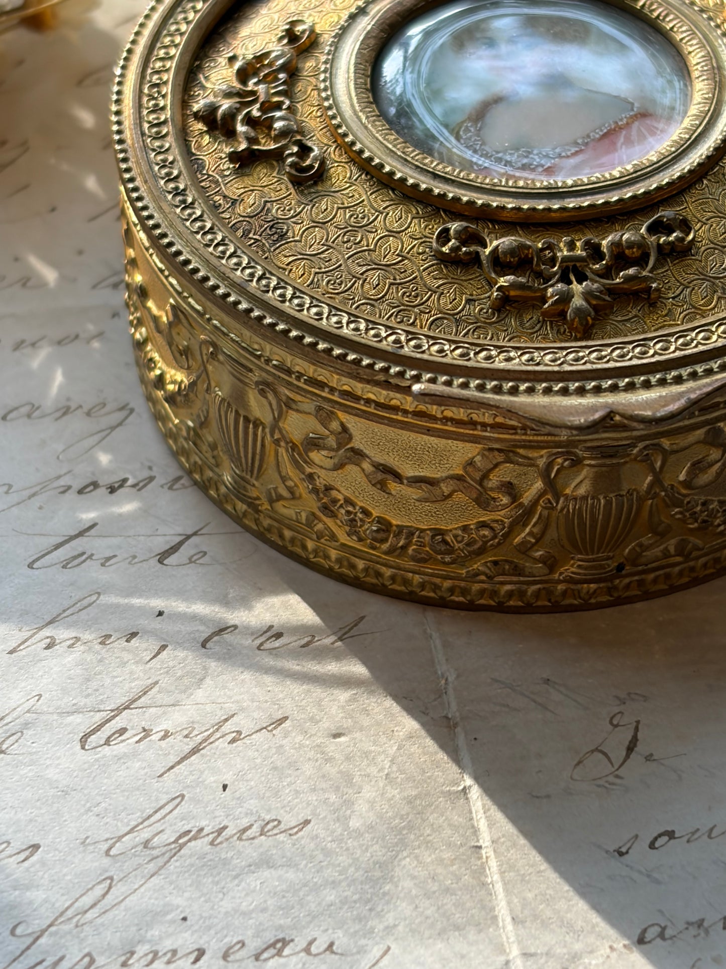 Antique French Portrait Box