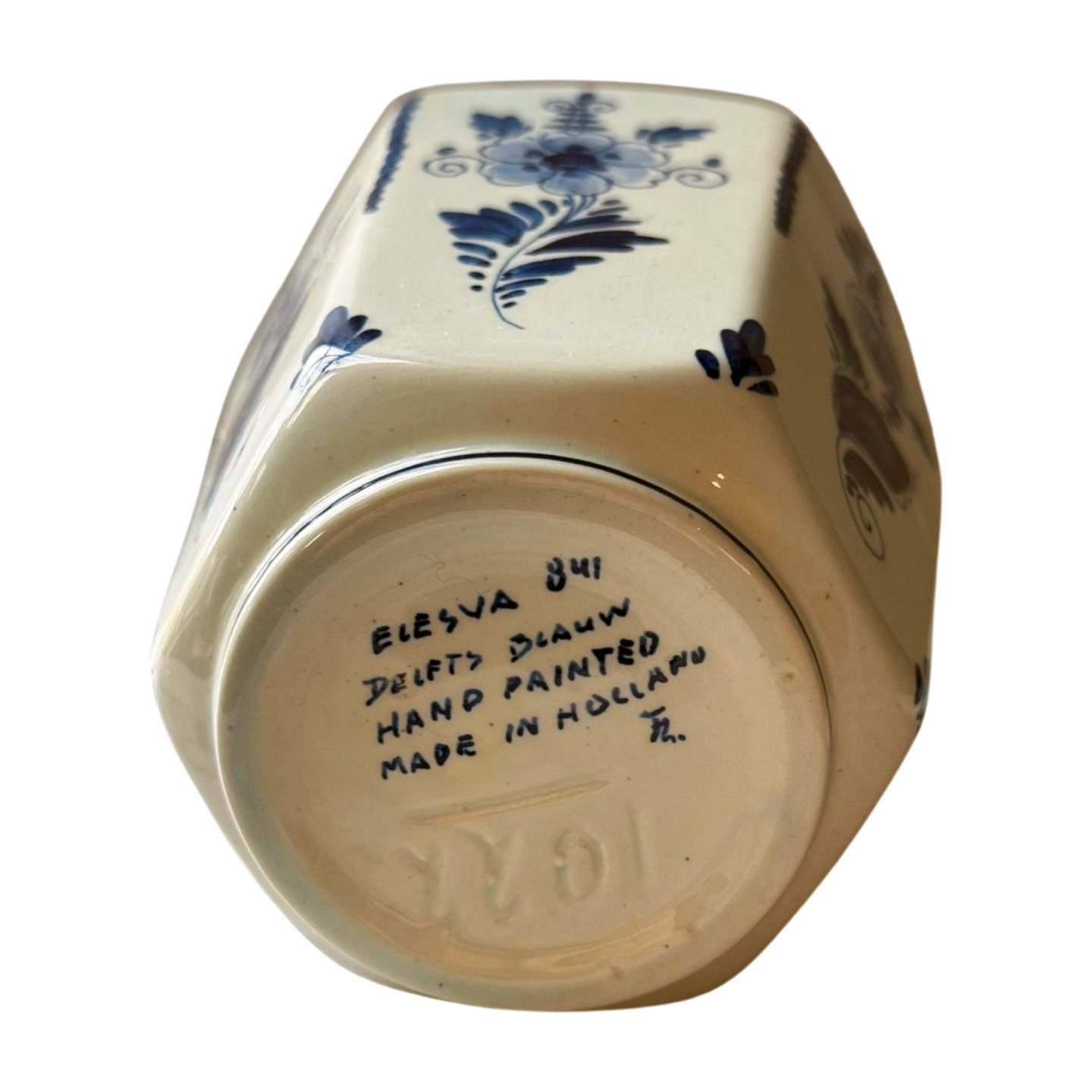 Delft Tea Lidded Container