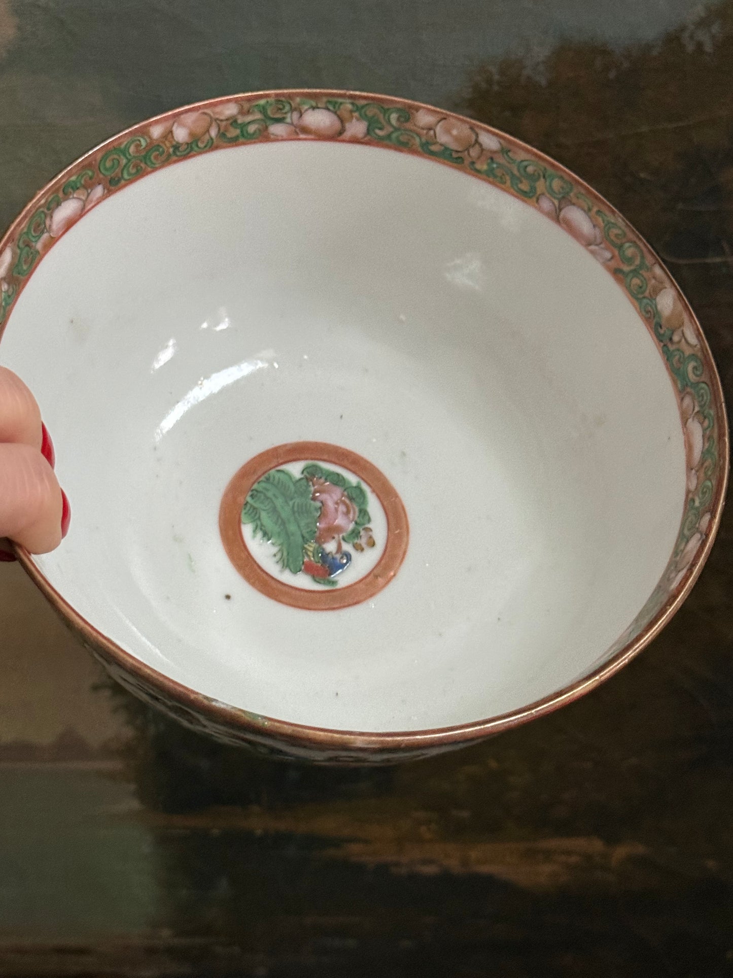 Antique Rose Canton Bowls (sold individually)