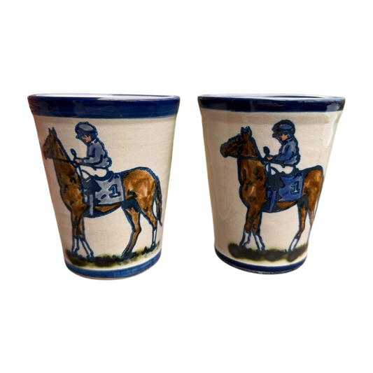 Pair of Louisville Stoneware Cups