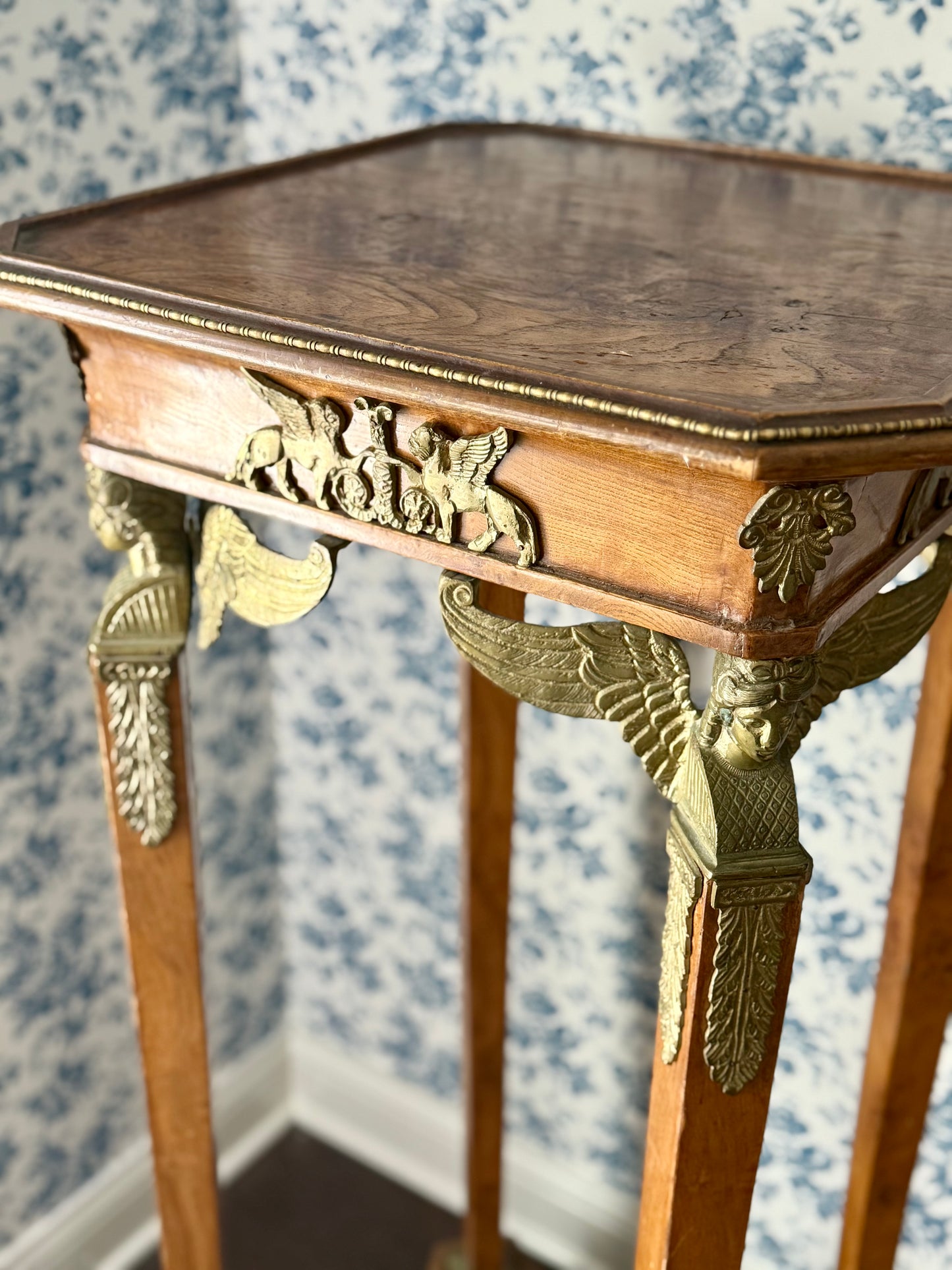 Empire Style Pedestal with Elaborate Ormolu Mounts (sold separately)