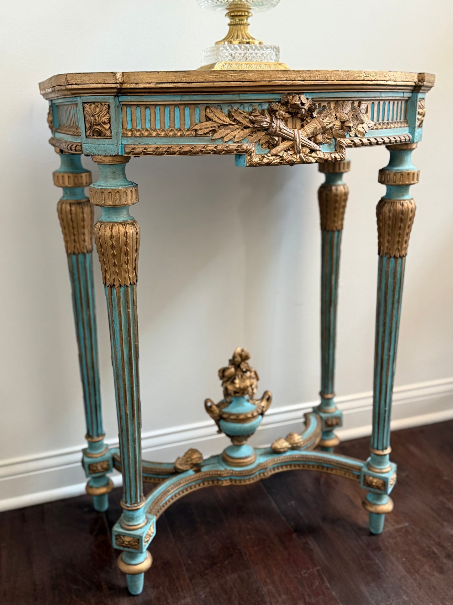 Antique French Rococo Revival Console Table