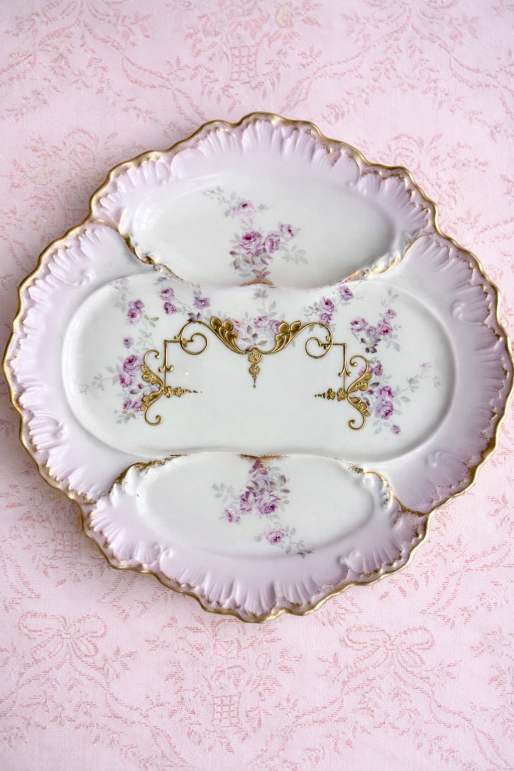 Antique Limoges French Artichoke Plate