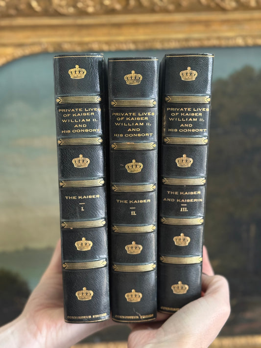 Set of 3, Secret Memoirs of the Court of Berlin - Limited Connoisseur Edition, 1909
