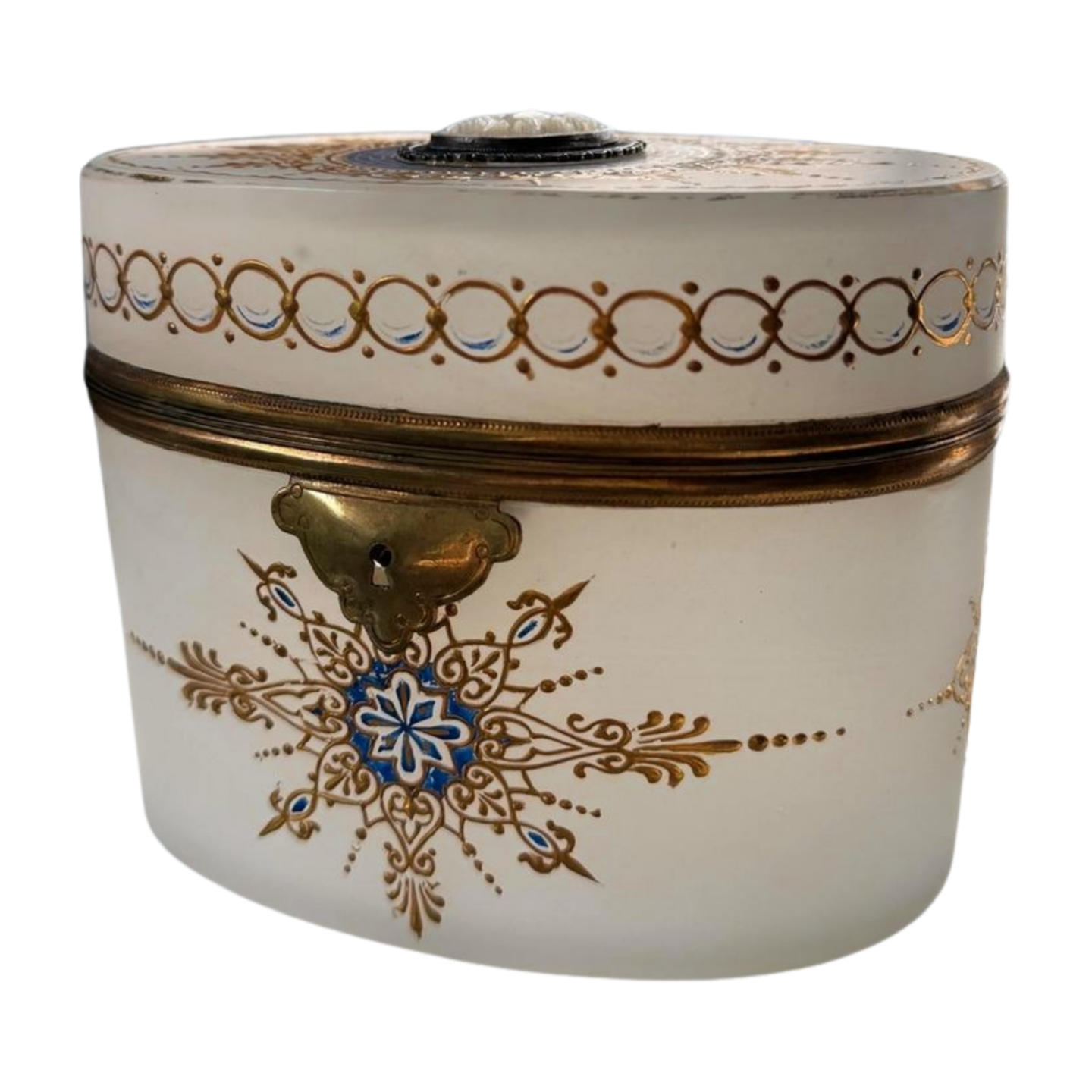 Antique Opaline Casket