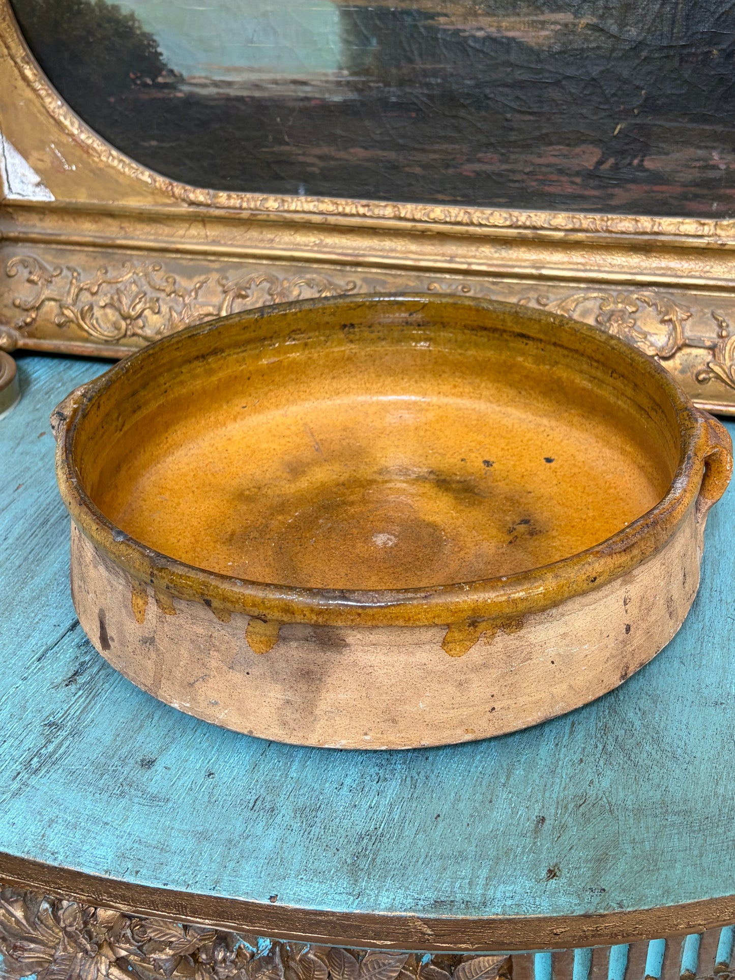 Antique French Tian Bowl
