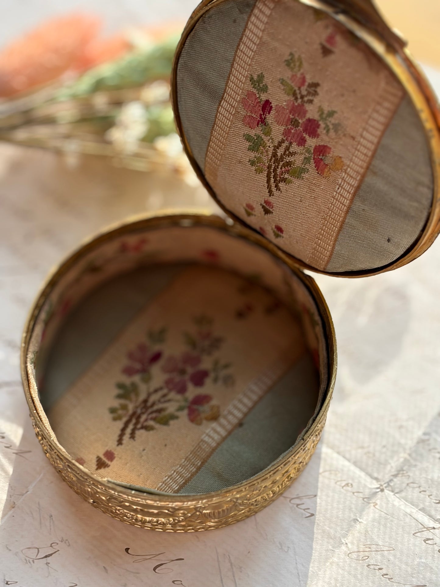 Antique French Portrait Box