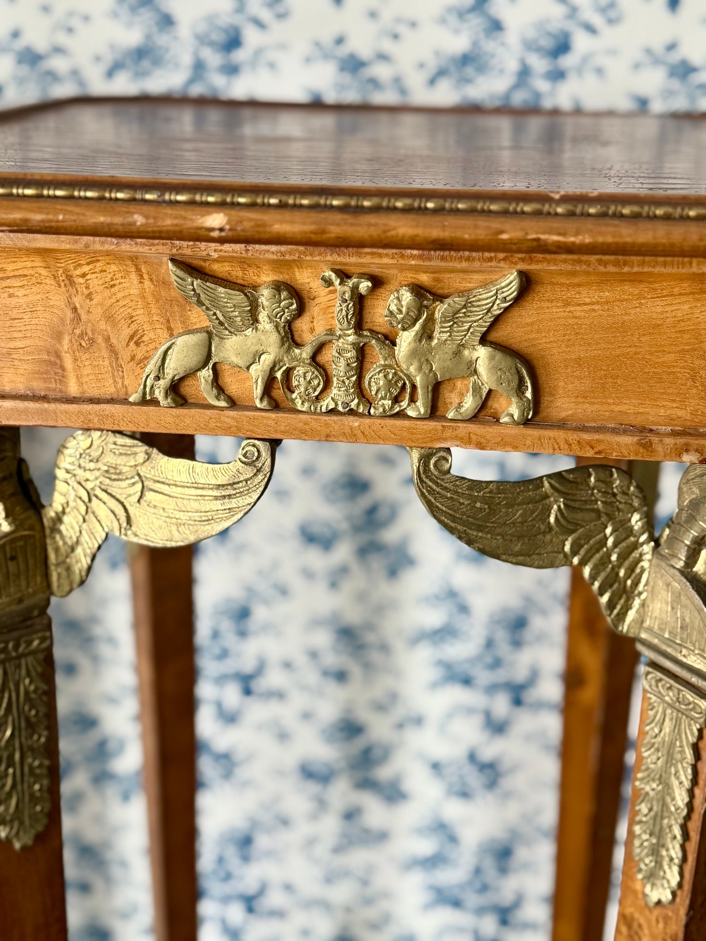 Empire Style Pedestal with Elaborate Ormolu Mounts (sold separately)