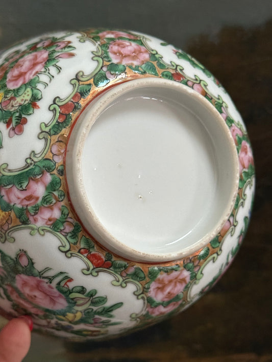 Antique Rose Canton Bowls (sold individually)