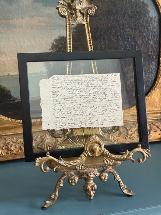 Antique French Royal Court Document