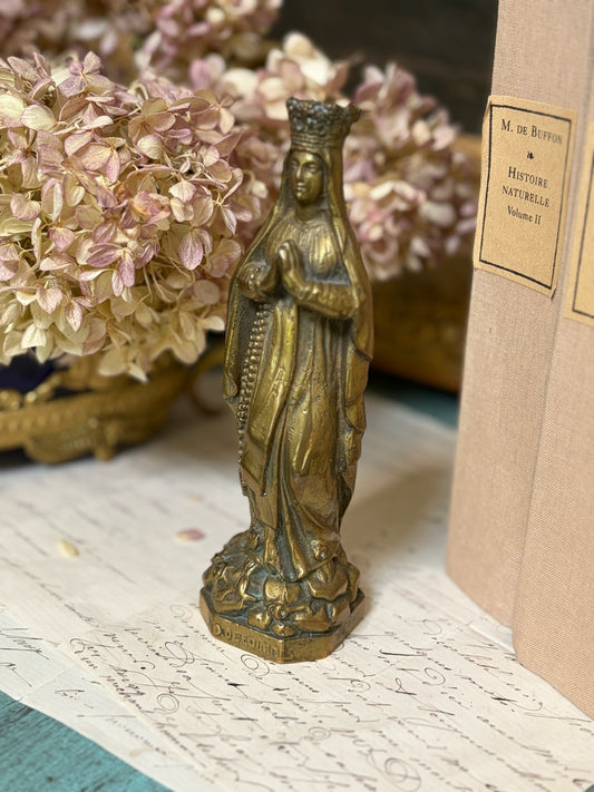 Bronze French Lourdes Statue