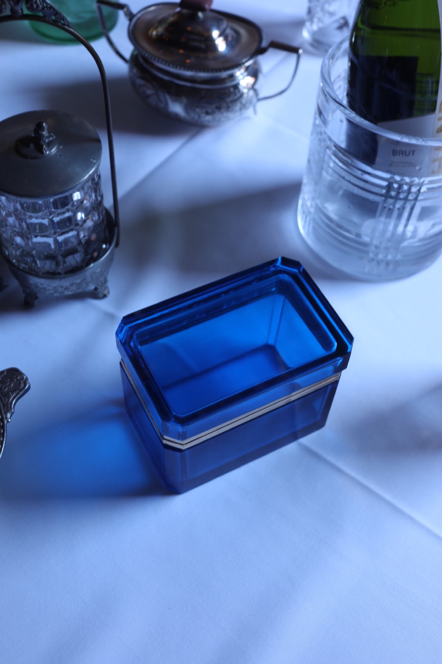 Murano Sapphire-Cobalt Glass Box