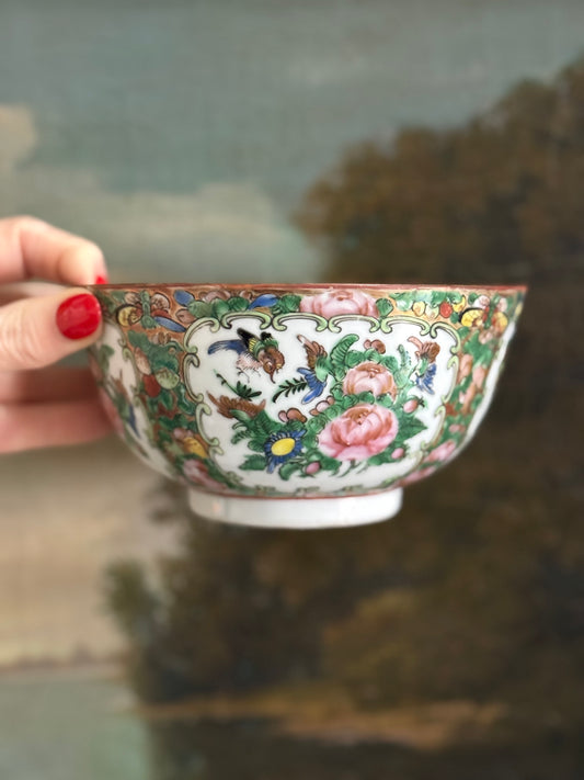 Antique Rose Canton Bowls (sold individually)