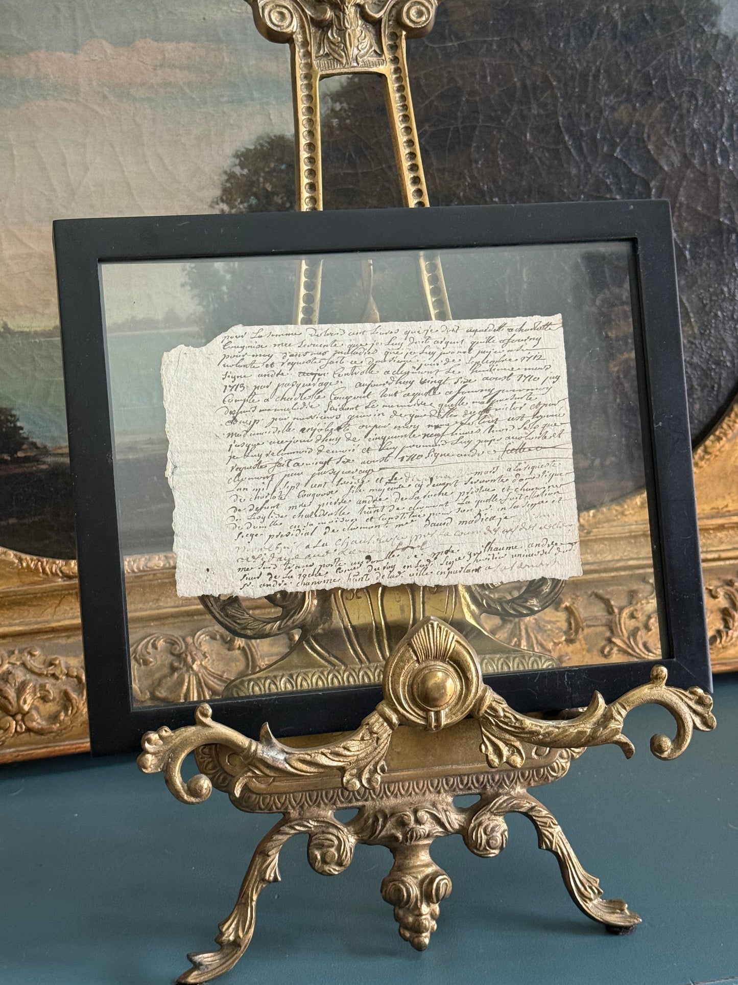 Antique French Royal Court Document