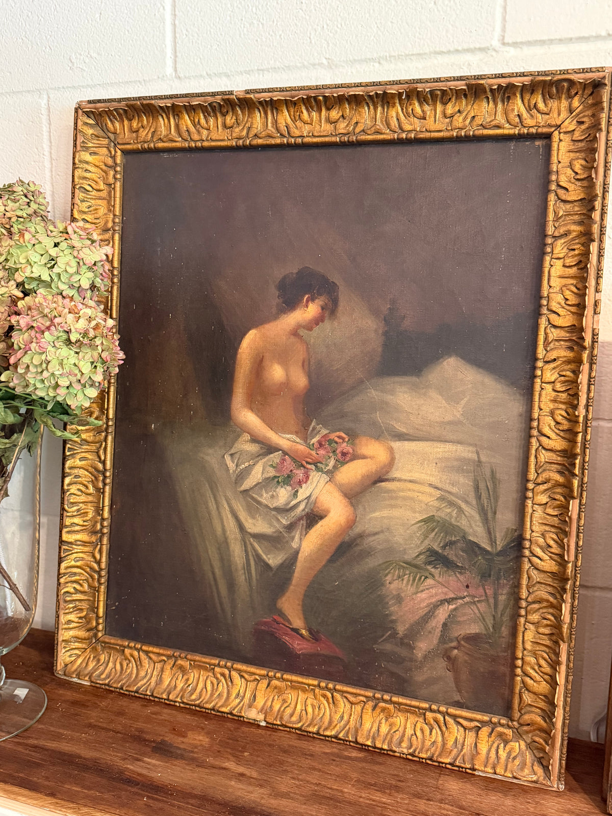 Antique French Portrait of a Woman