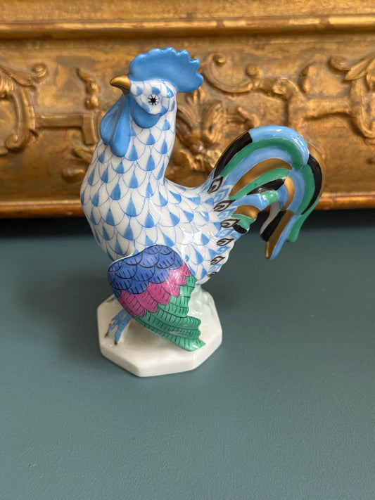 Herend Hand-Painted Porcelain Rooster