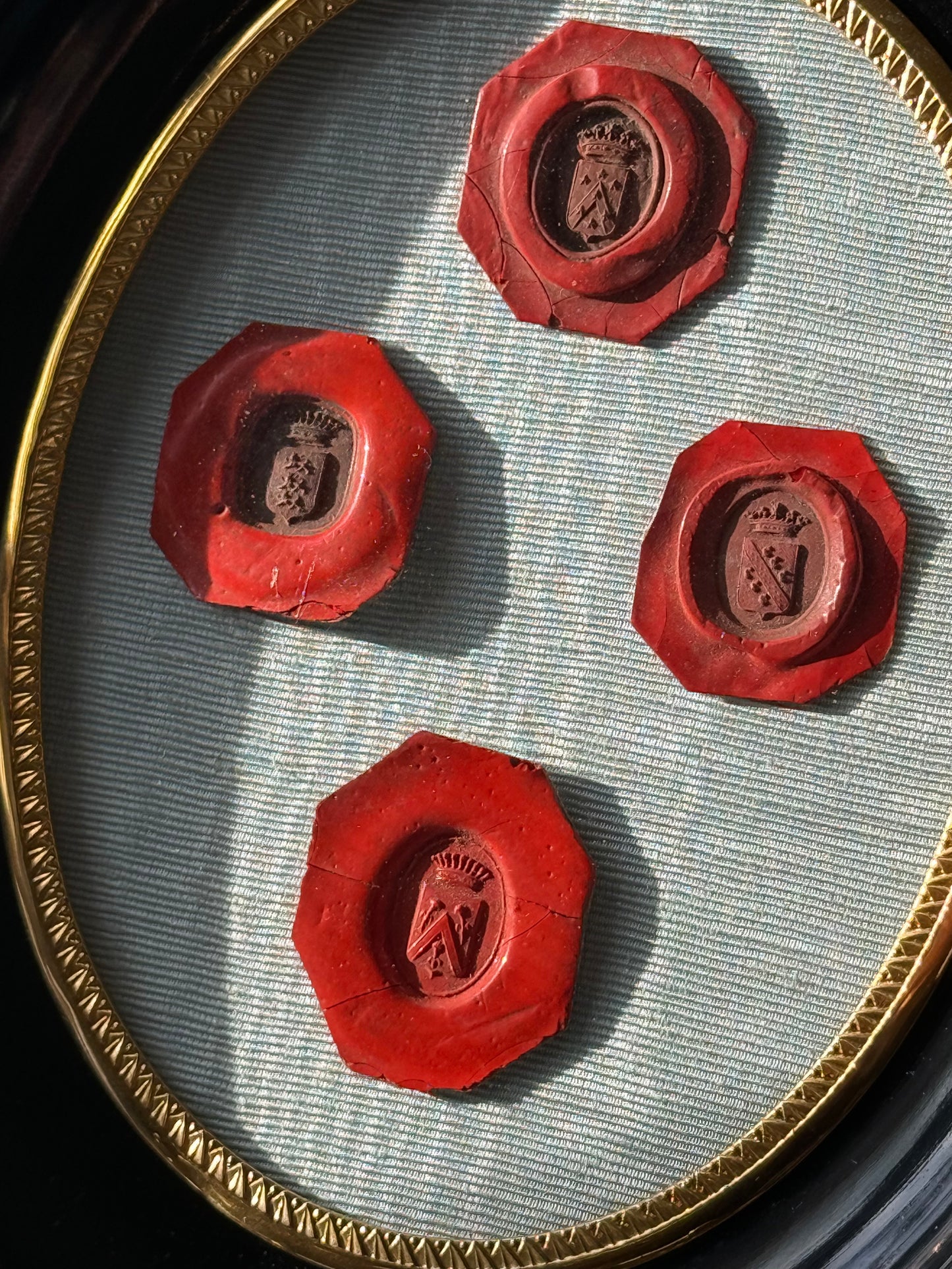 Antique French Wax Seal Collection — Shadow Frame