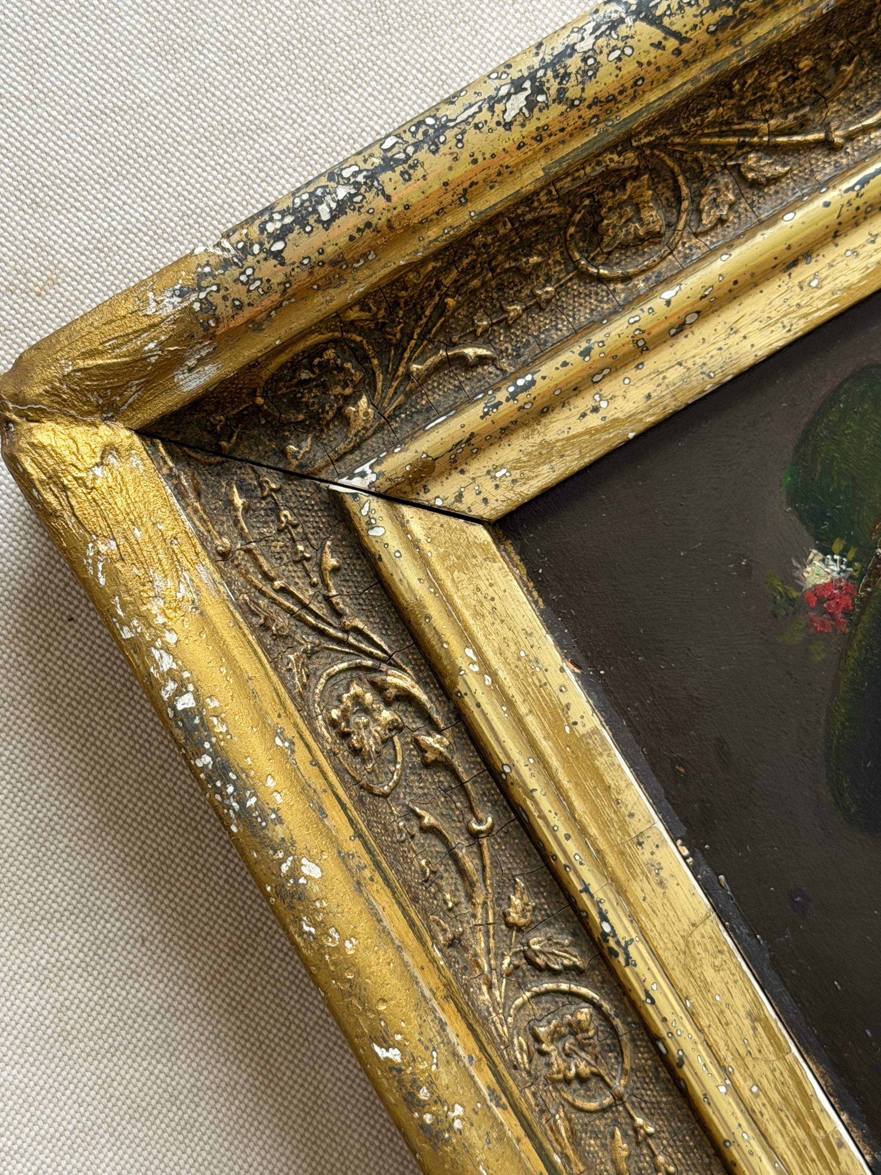 Antique Portrait of a Young Woman in Tyrolean Dress