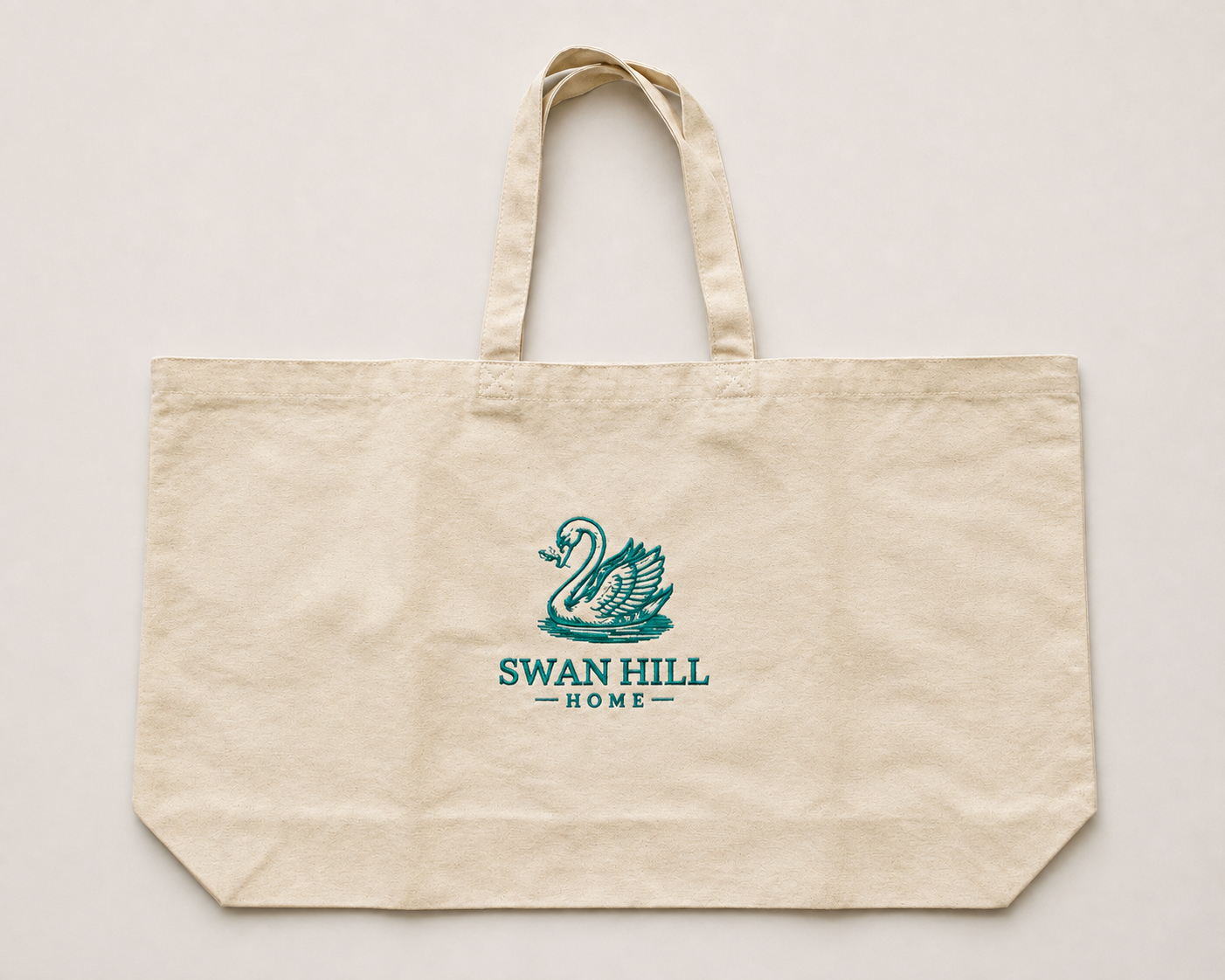 Swan Hill Home Canvas Antiquing Tote