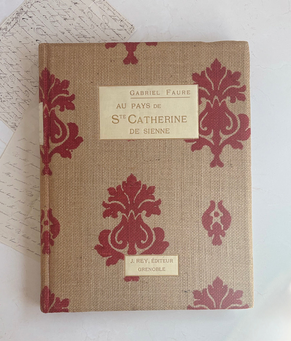Gabriel Faure "Au Pays De Ste Catherine De Sienne" Book