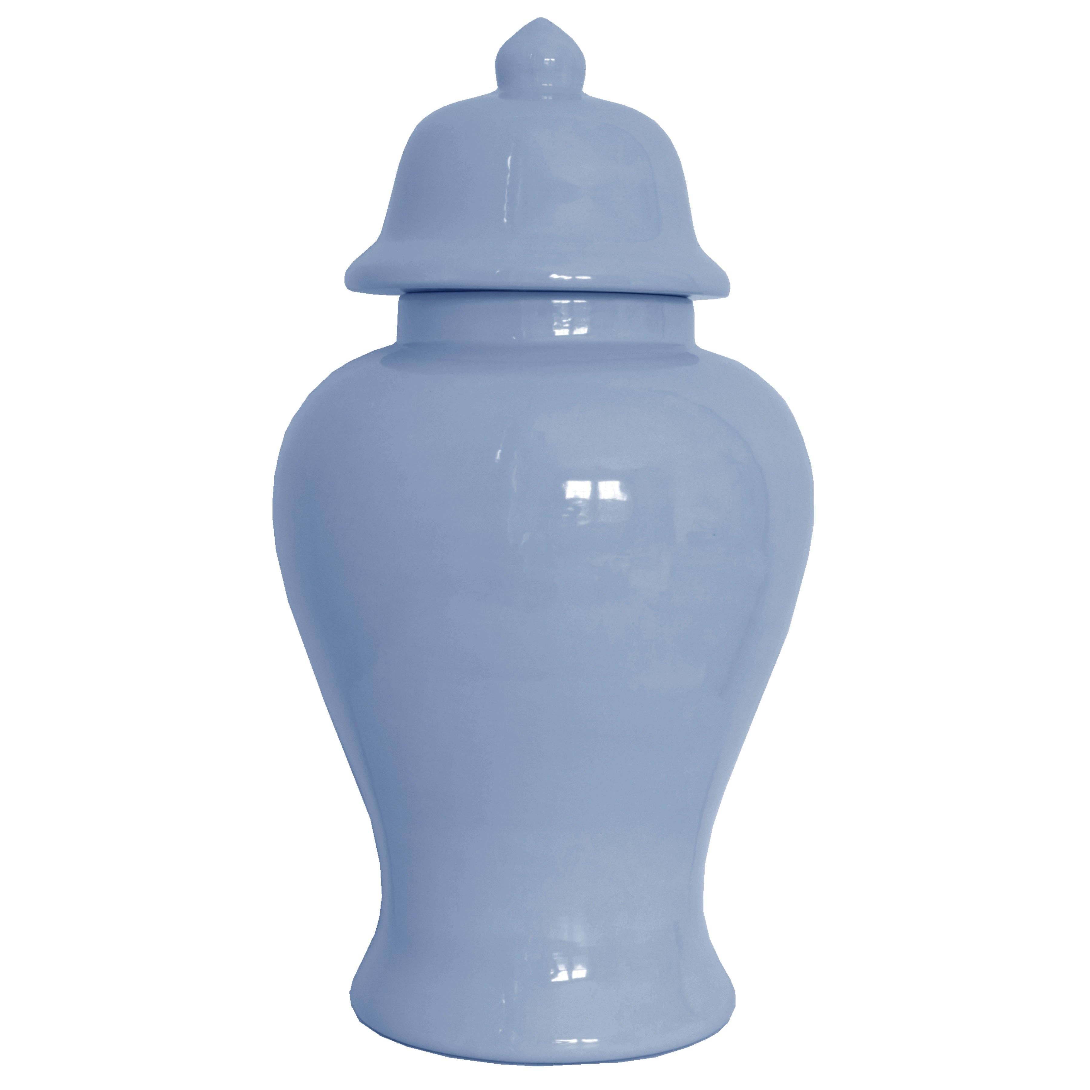 French Blue Ginger Jars: Large